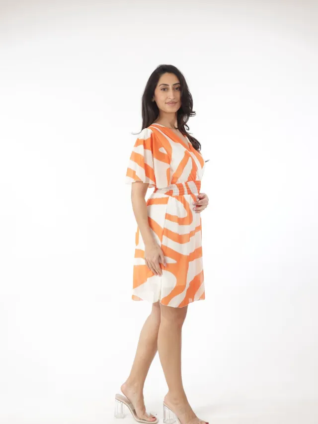 Elara Jurk Oranje