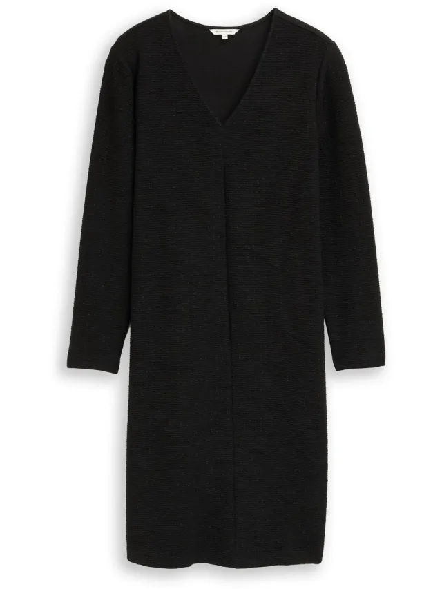 Tom Tailor Plus Size - Jurk met glittereffect - deep black