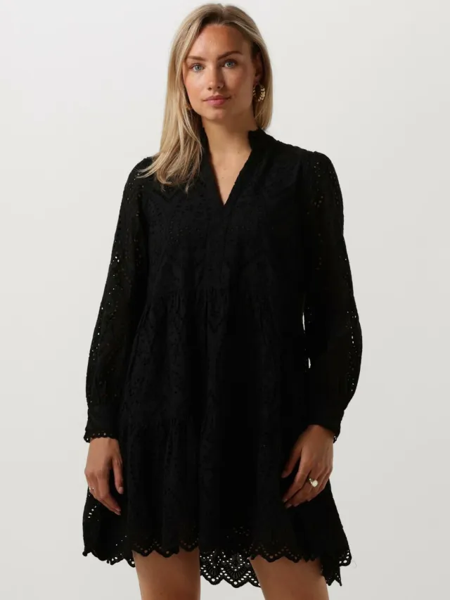 Y.A.S. YAS Dames Jurken Yasholi Ls Dress - Zwart