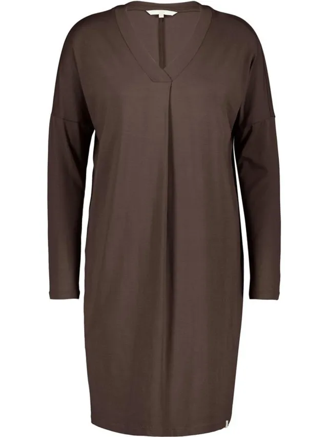 Didi Dames Loose dress Indy Chocolate brown