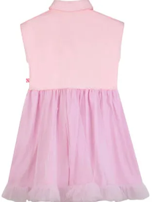 Billieblush zomerjurk roze Meisjes Polyester Klassieke kraag Effen, foto 2