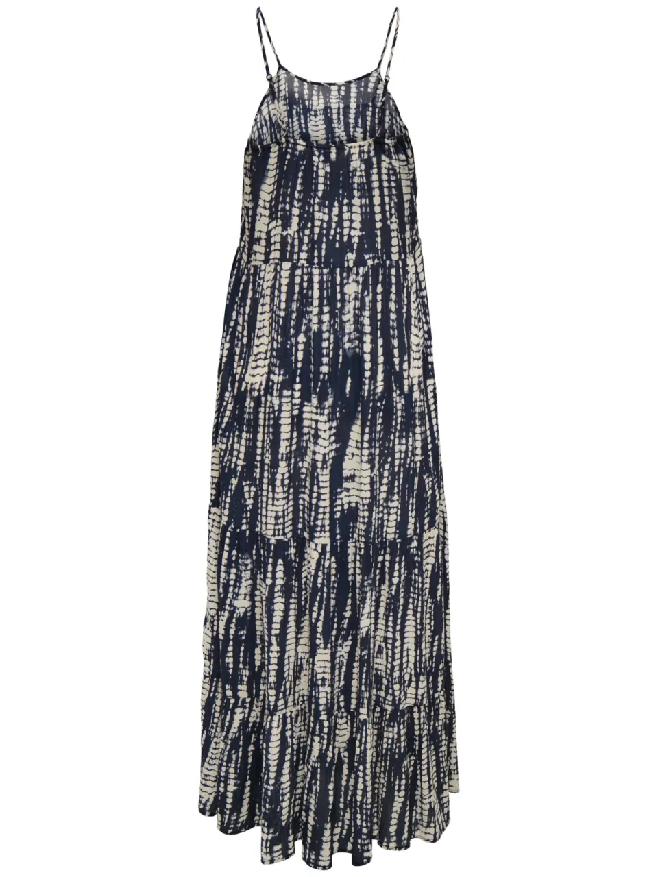 Only maxi jurk donkerblauw donkerblauw / ecru, foto 2