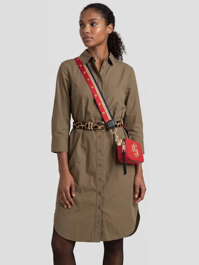 Notre-V Nv-inneke jurk khaki