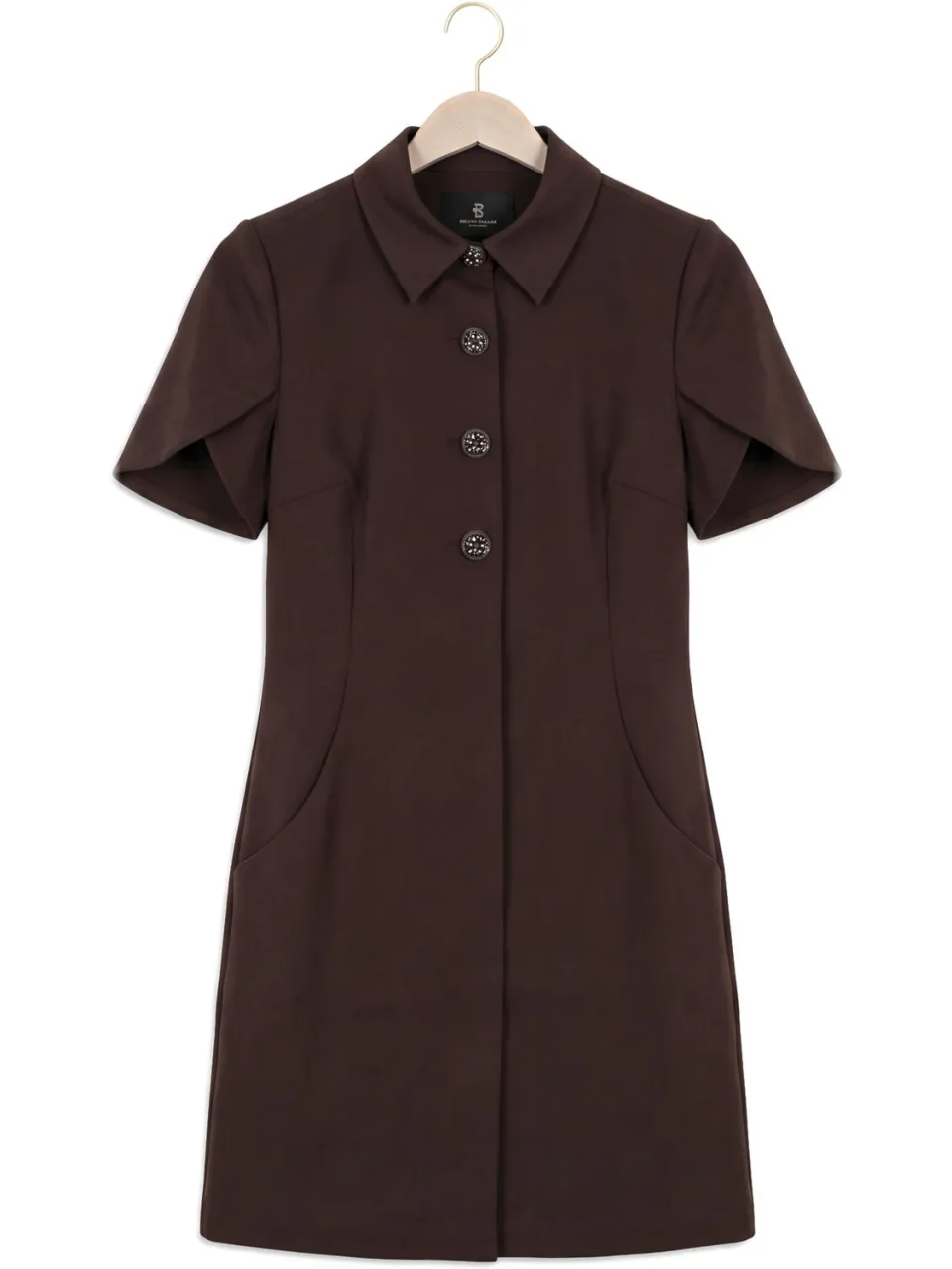 Bruuns Bazaar Dames Jurken Rubysusbbzendia Dress - Bruin, foto 2