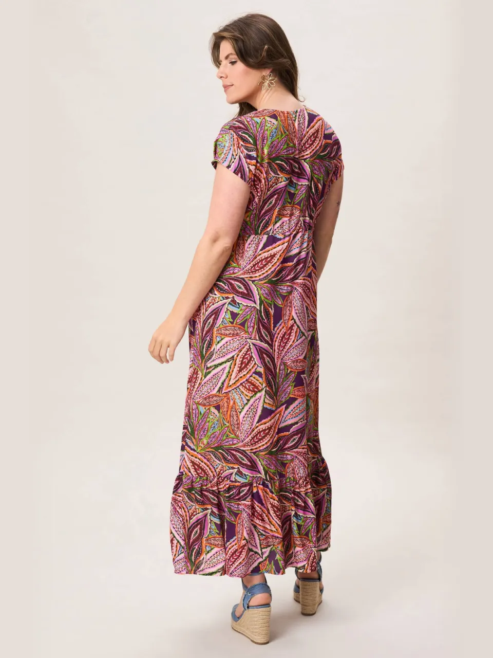 Miss Etam midi jurk met print - meerkleurig multicolor, foto 3
