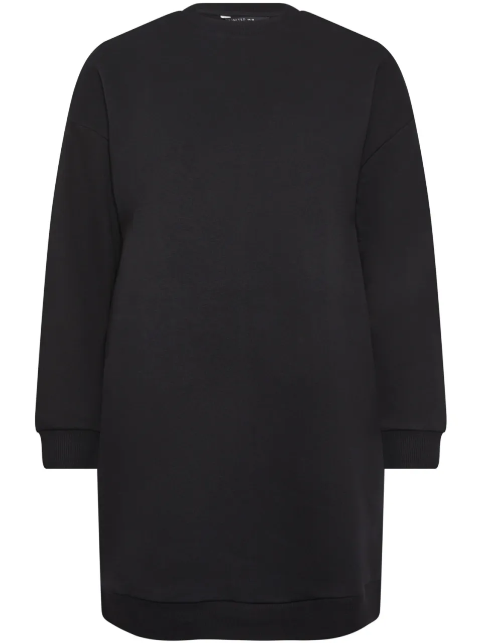 Yours Zwarte Sweatshirtjurk-56, foto 4