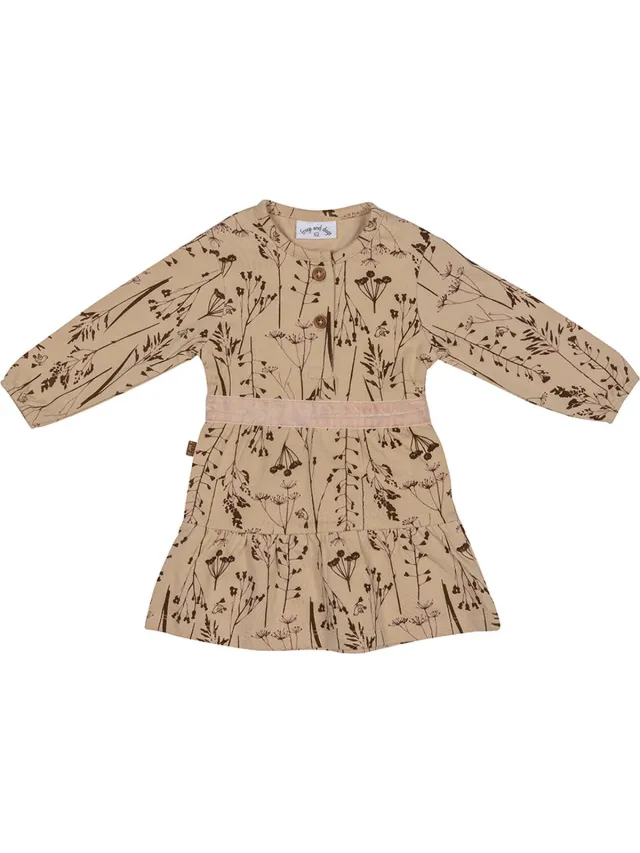 Frogs and Dogs Winter Flower Flower Dress Meerkleurig