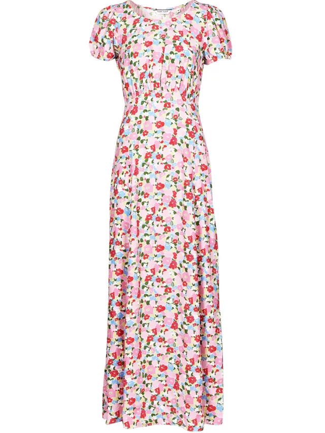 Naf Naf Lange Jurk Naf Naf KROSALIA R1 Roze