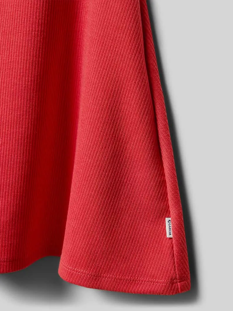 Garcia regular fit jurk met ronde hals rood, foto 3