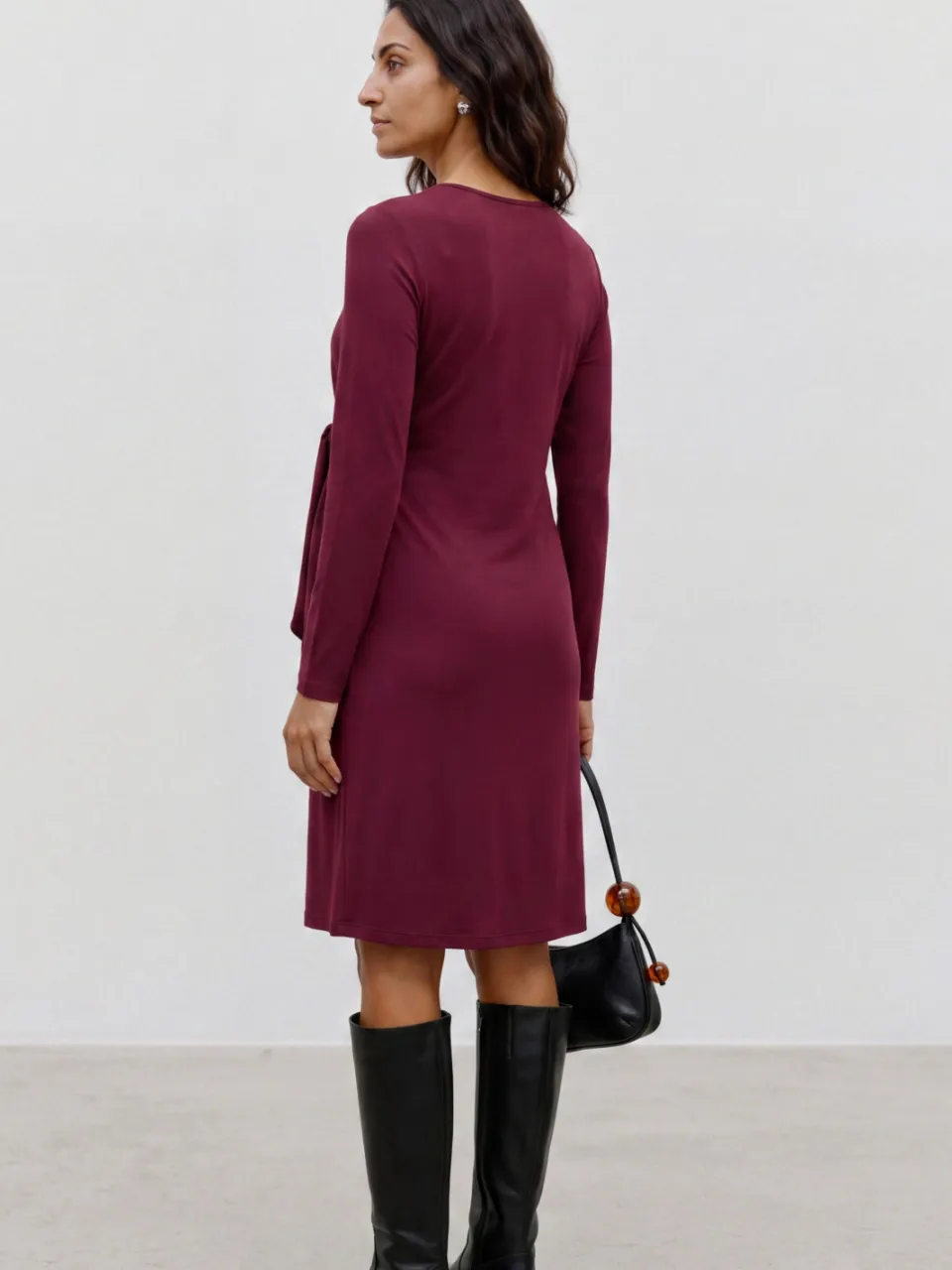 Vero Moda Maternity zwangerschapsjurk VMMJILL donkerrood, foto 2