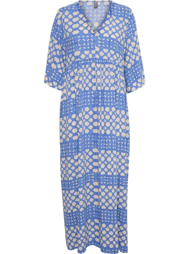 Culture CUsantori Maxi Dress Dames Jurk Lichtblauw