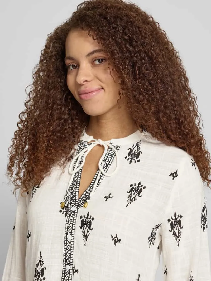 Only Tuniek vrijetijdsjurk van mix van katoen, viscose en modal model 'ALMA' wit, foto 5