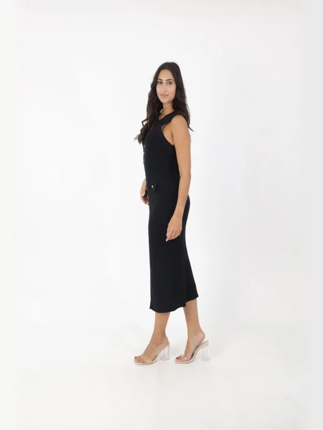 Elara Kleid Schwarz