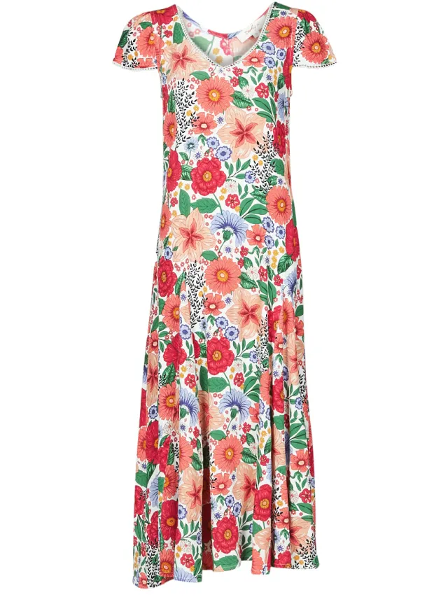 Derhy Korte Jurk Derhy TREILLIS FLOWER Multicolour