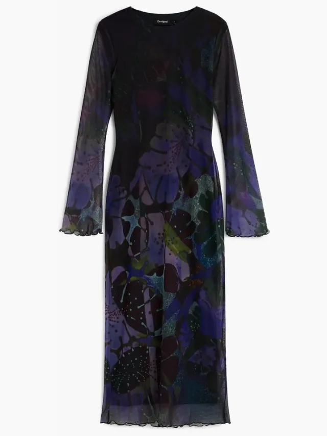 Damesjurk met ronde hals Desigual veelkleurig