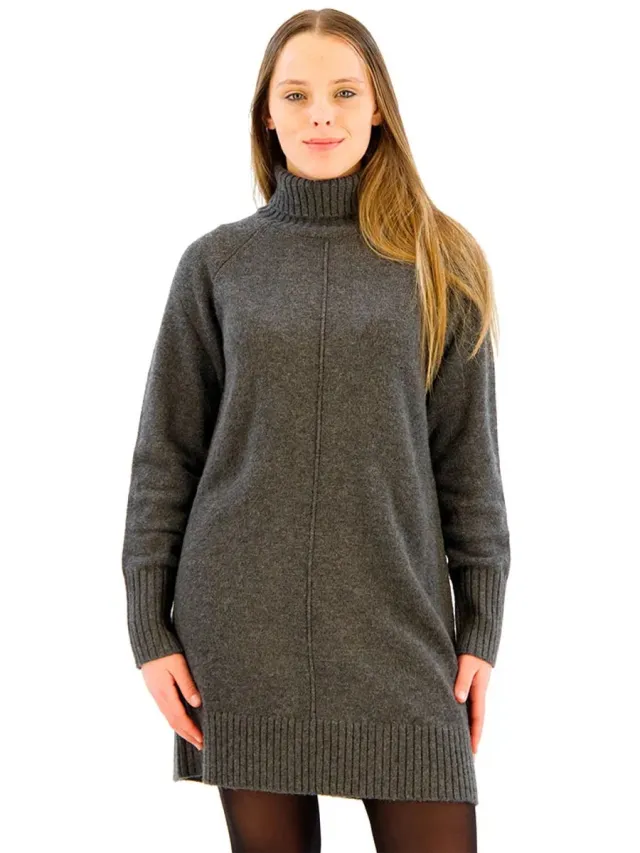Pepe Jeans Carola Lang Mouw Jurk Grijs L Vrouw