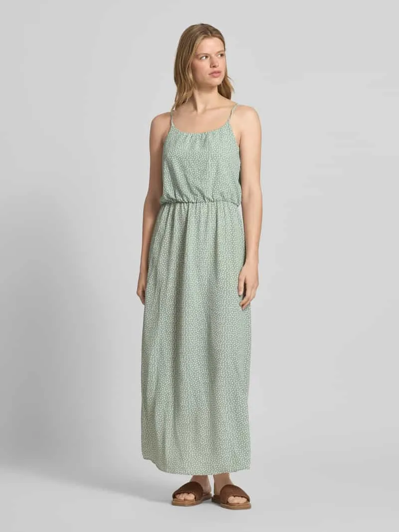 Only Maxi-jurk van crêpe model 'WINNER LIFE' Lichtgroen