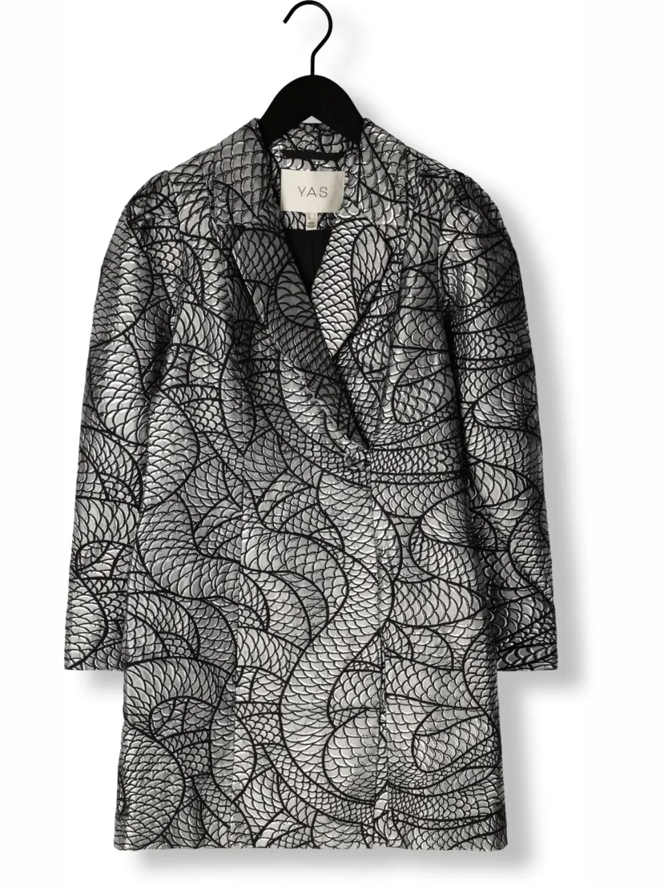 Y.A.S. YAS Dames Jurken Yassisi Ls Blazer Dress - Zilver, foto 2