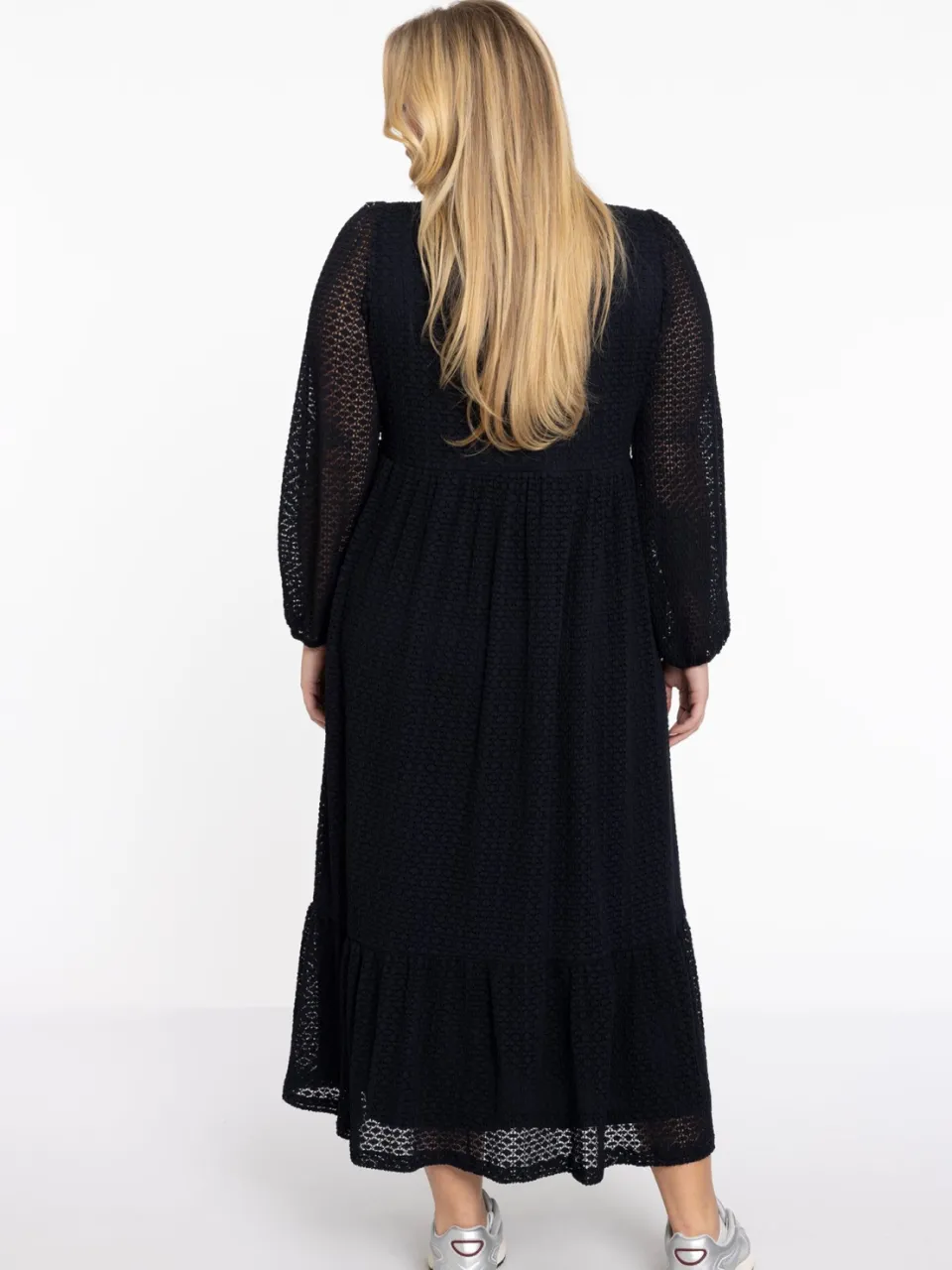 Yoek Jurk PLISSE | Blauw, foto 3