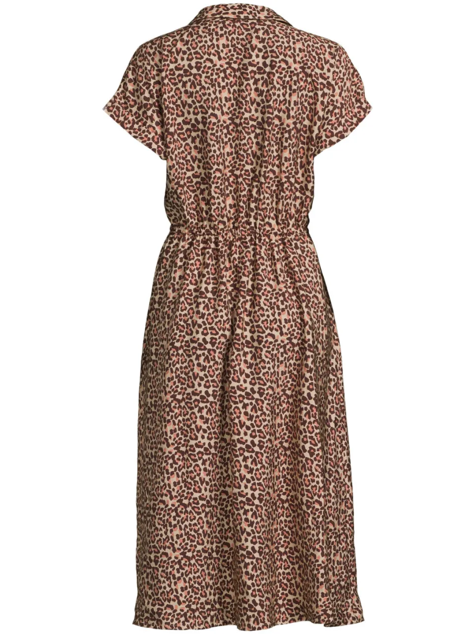 Anytime blousejurk met panterprint beige/bruin, foto 2