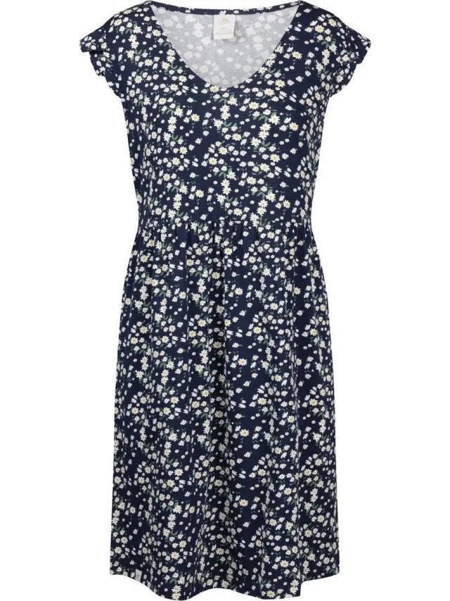 Trespass damesjurk Gertha Casual Dress blauw meerkleurig