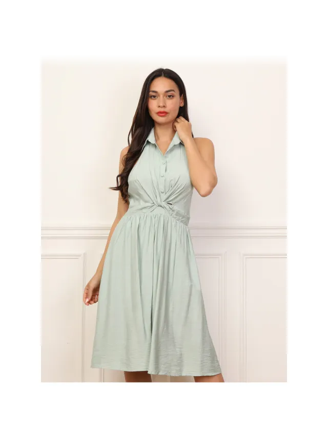 La Modeuse Jurk La Modeuse 70939_P166200 Groen