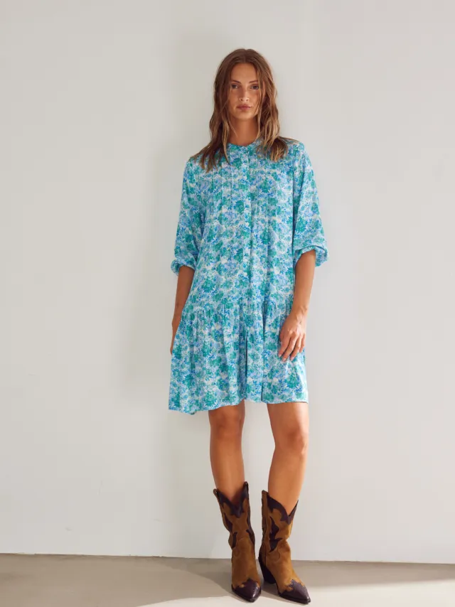 Noella Imogene Jurk Blauw