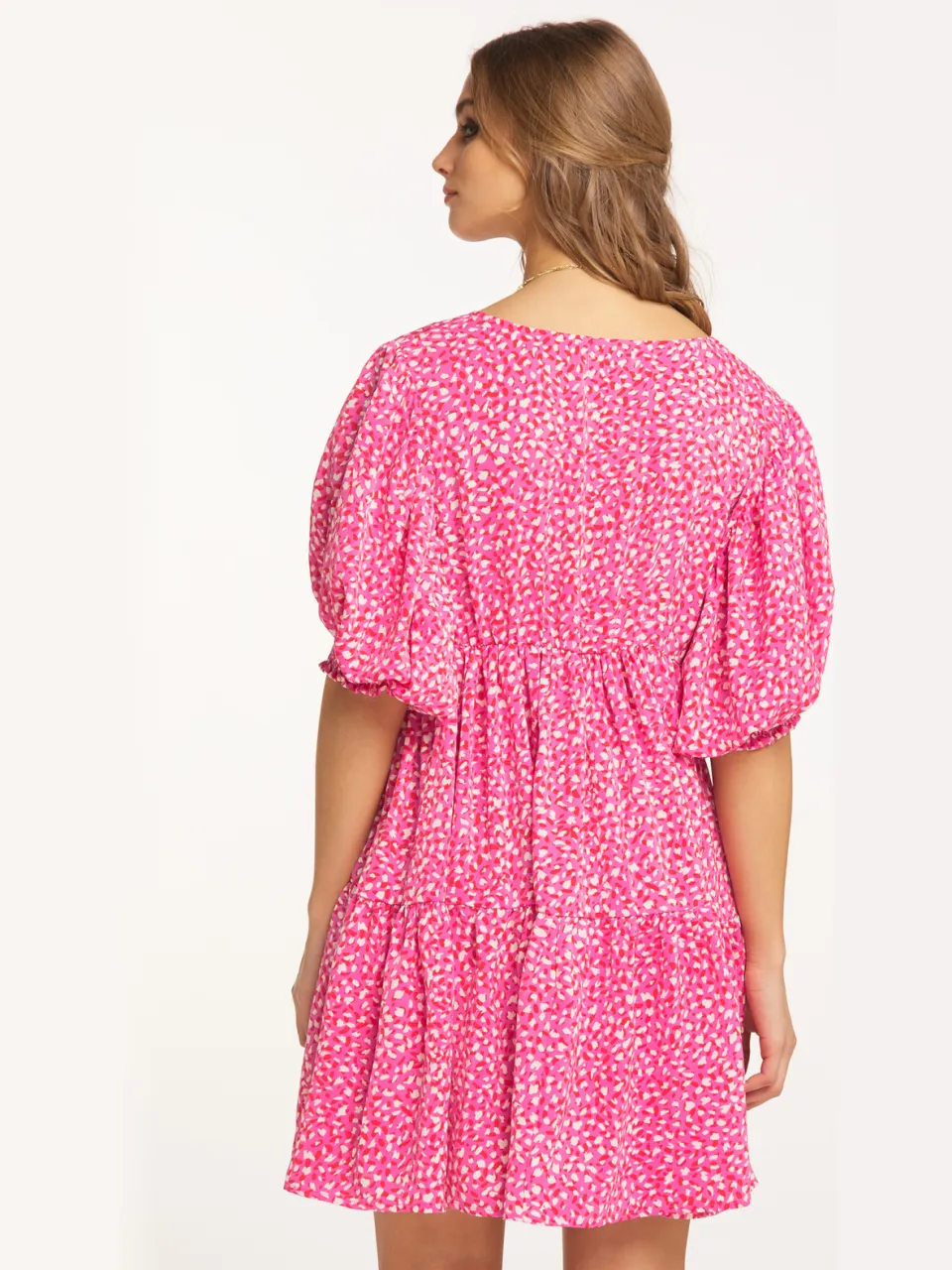 IZIA zomerjurk gaya roze