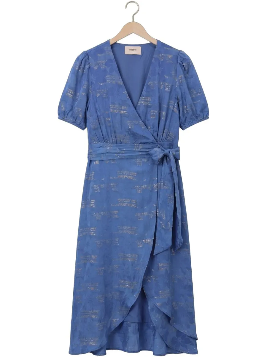 Freebird Dames Jurken F-wv-jac-flow-lurex-26-1 - Blauw, foto 2