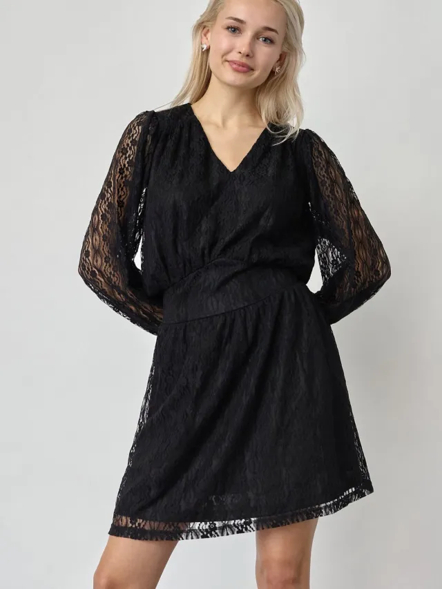SisterS Point Nono-v.dr - Dames jurk - Black
