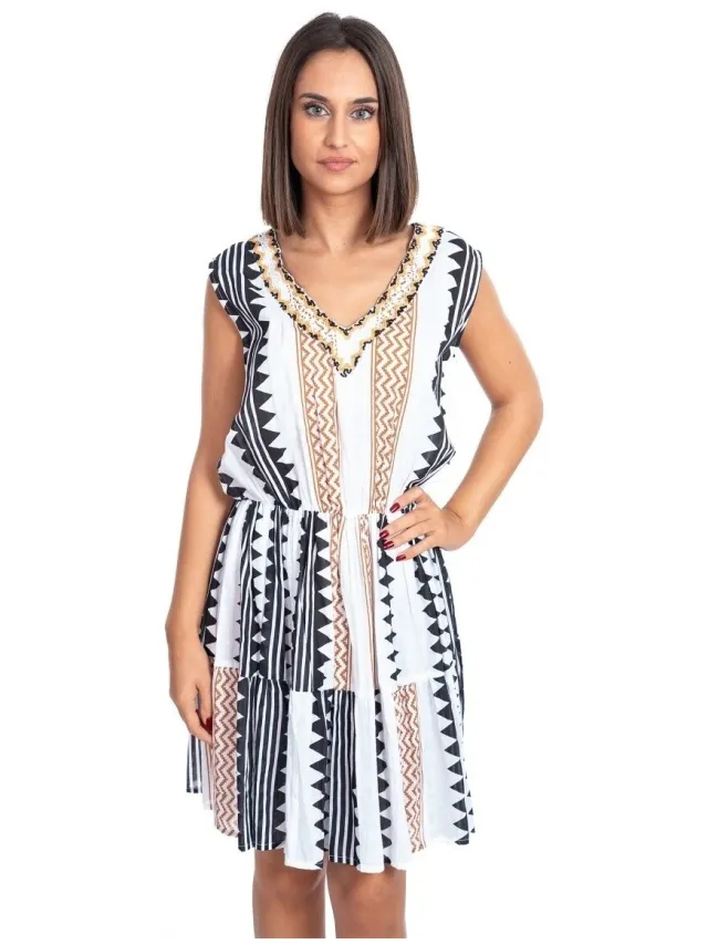 Isla Bonita By Sigris Korte Jurk Isla Bonita By Sigris Korte Jurk Zwart