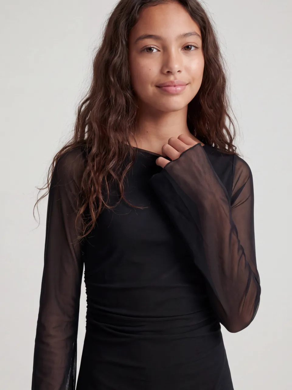 JJXX GIRL korte jurk zwart, foto 3