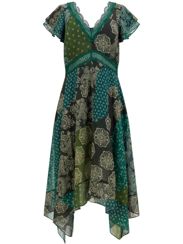 Guess Damesjurk Guess Tania Midi Groen