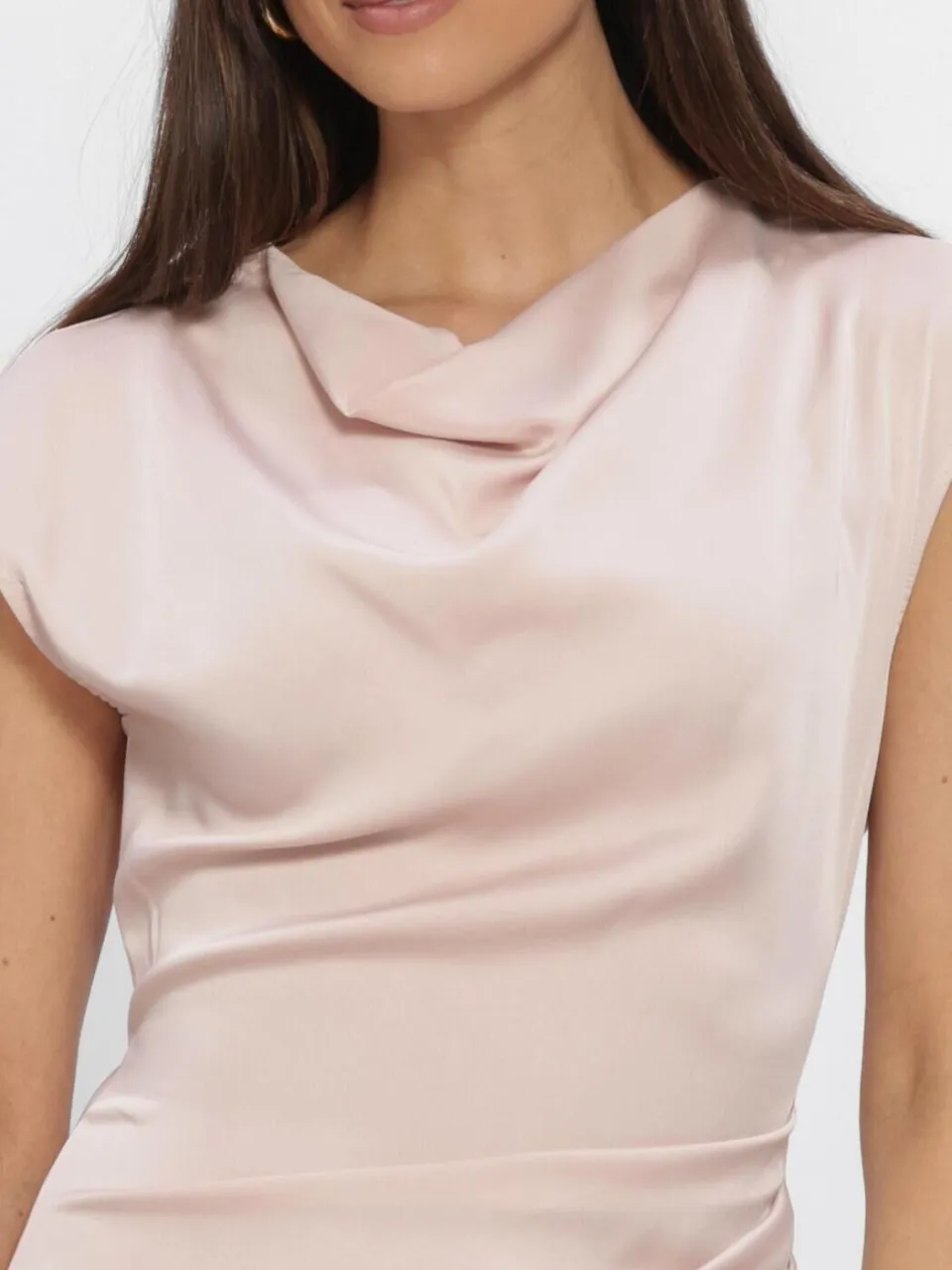 Modström Dames Jurken Tailormd Dress - Lichtroze, foto 4