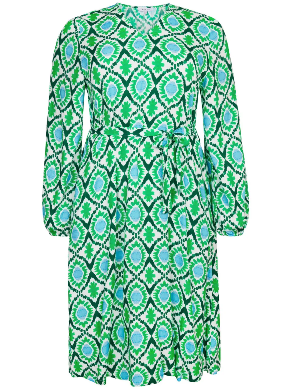 Miss Etam Plus midi jurk groen, foto 2