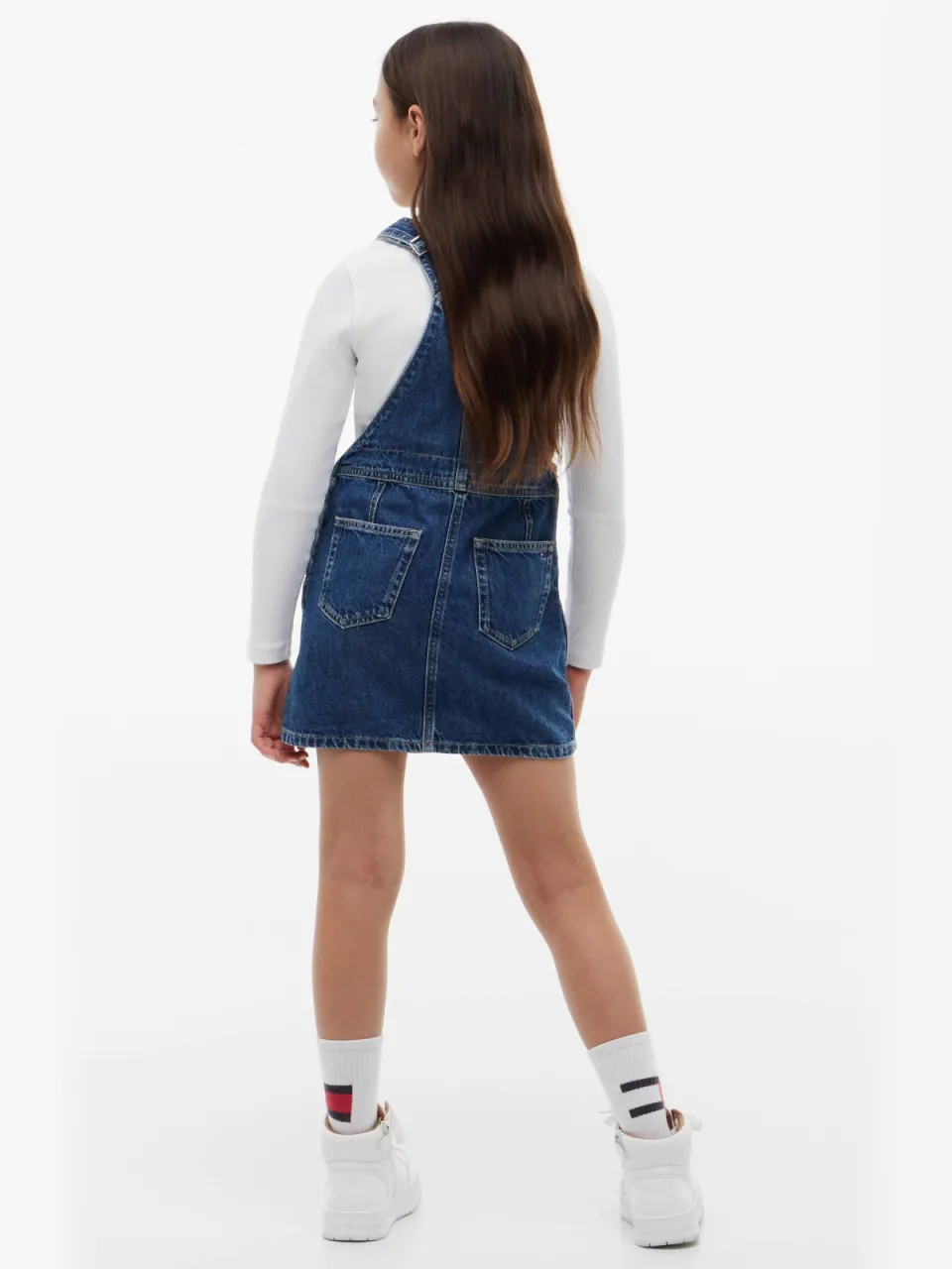 Tommy Hilfiger spijkerjurk met logo blauw, foto 3