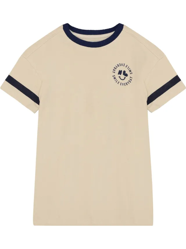 Noppies Jurk - Backprint - Bone White