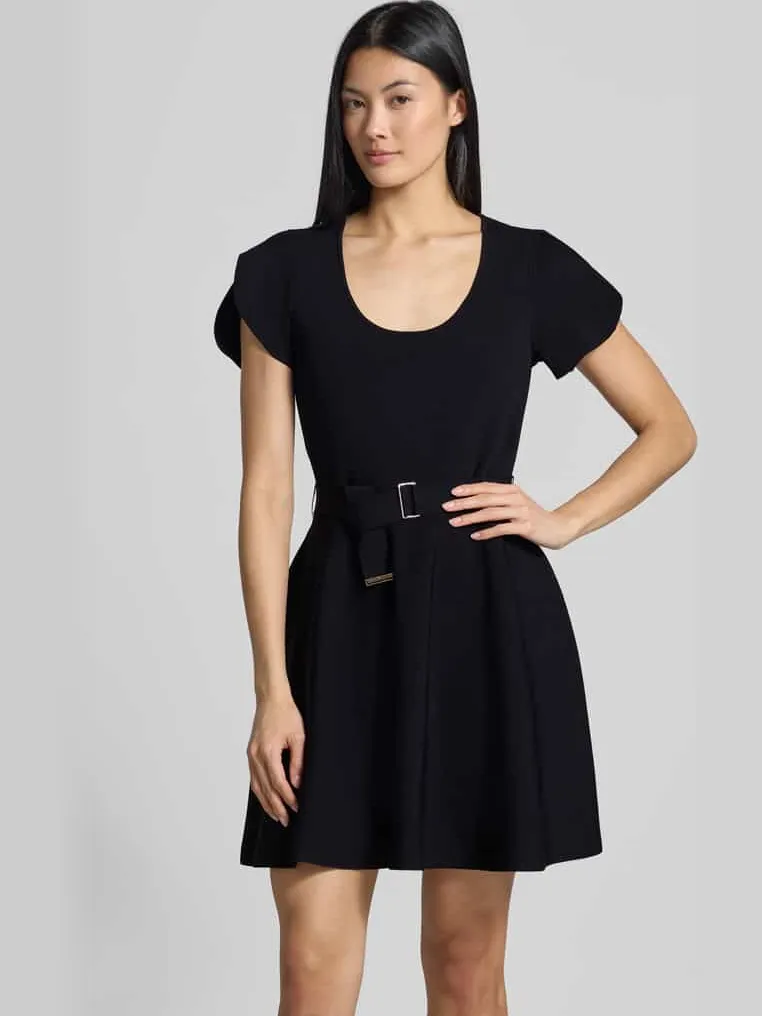 Ted Baker Mini-jurk van viscosemix model 'Ronella' zwart, foto 4