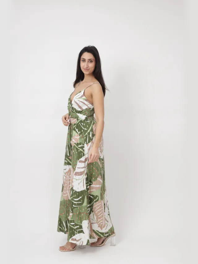 Elara Kleid Olive