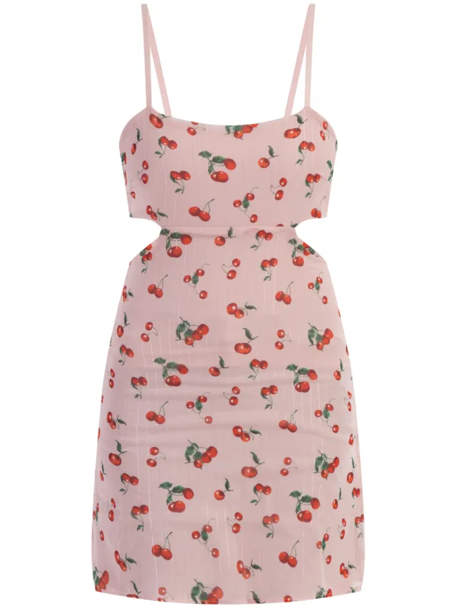 Mymo Mini-jurk Dames Roze Veelkleurig, foto 2
