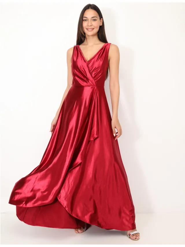 La Modeuse Jurk La Modeuse 70603_P165176 Rood
