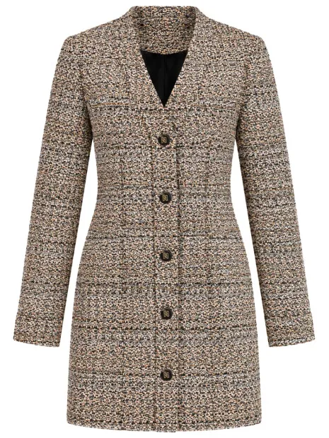 Nikkie Azaria blazer dress Ecru