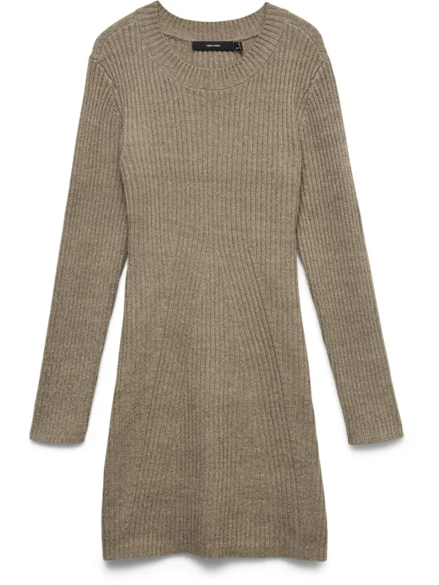 Vero Moda Gebreide jurk VMJOSANNA Korte jurk Fossil