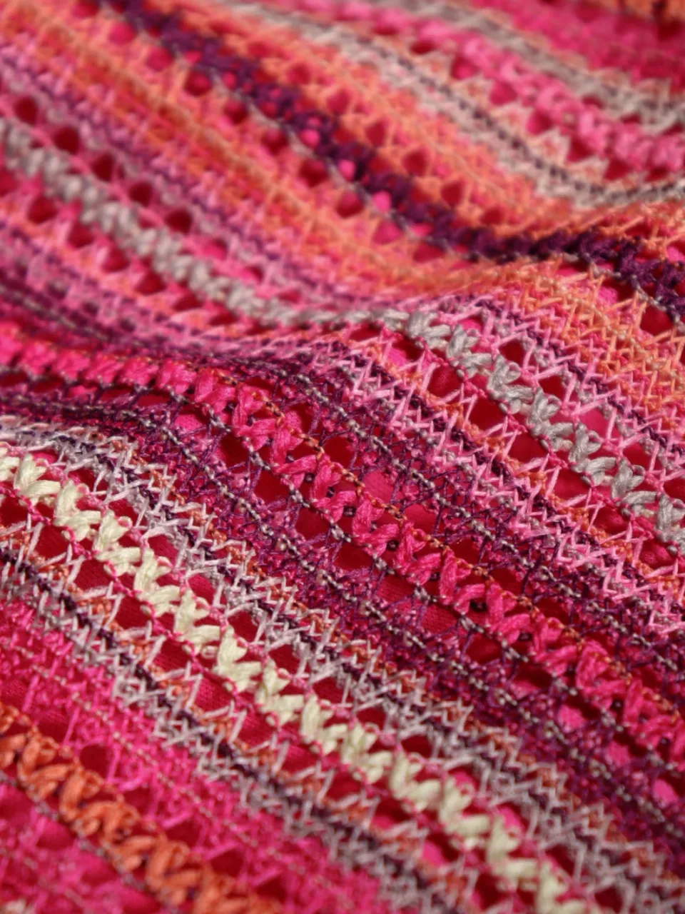 Lofty Manner Lange maxi jurk met streepprint roze, foto 3