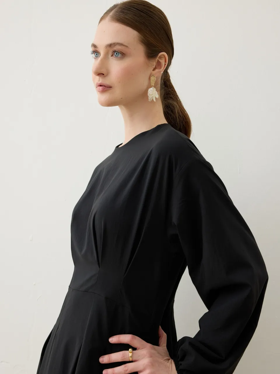 Modest Dress Refka zwart, foto 2