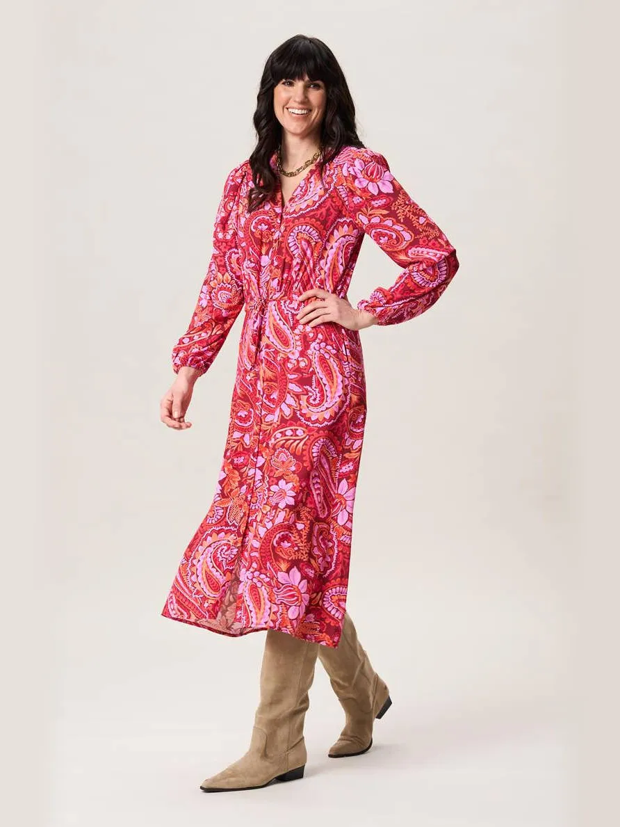 Miss Etam blouse rood/roze, foto 3