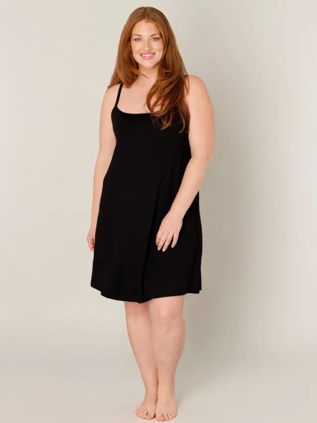 Base Level CURVY BLCAlissa Tuniek - Black - maat 5(58/60)