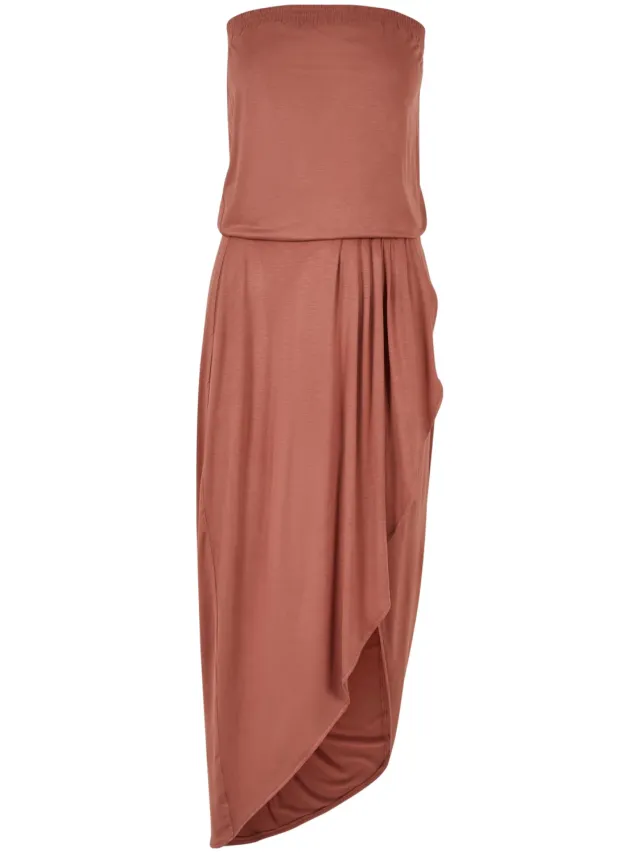 Urban Classics Dames/Dames Viscose Bandeau Jurk (Terracotta) Bruin