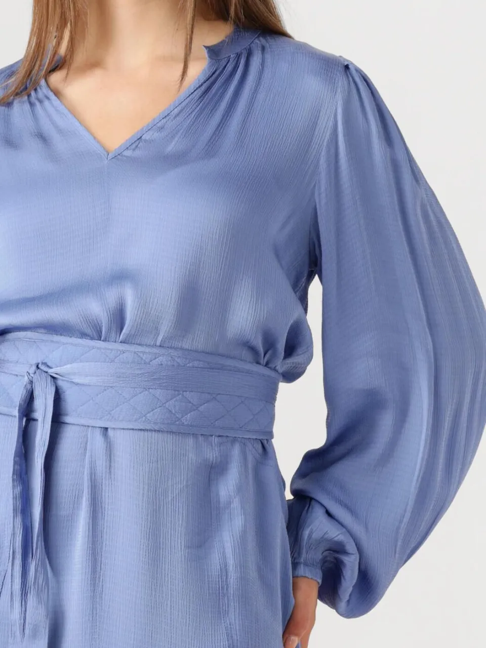 Lollys Laundry Dames Jurken Parisll Midi Dress Ls - Blauw, foto 4