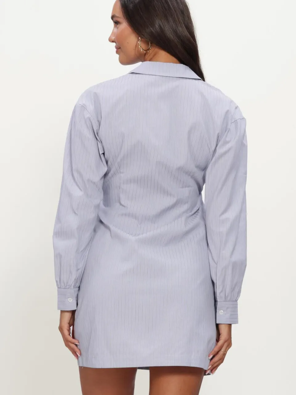 Modström Dames Jurken Brodiemd Dress - Lichtblauw, foto 3